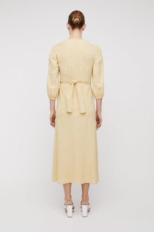 Italian Textured Weave Dress Butter BUTTER - Scanlan Theodore US