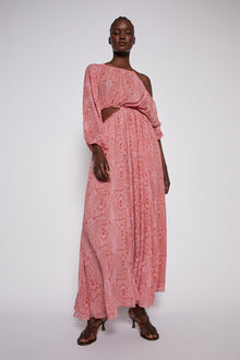 Ggt Paisley Drawcord Dress Pink PINK - Scanlan Theodore US