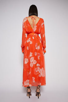 Ggt Floral Dress Tangerine TANGERINE - Scanlan Theodore US