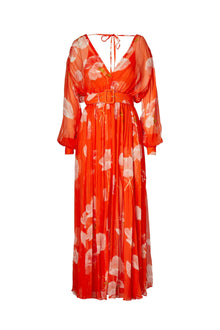 Ggt Floral Dress Tangerine TANGERINE - Scanlan Theodore US