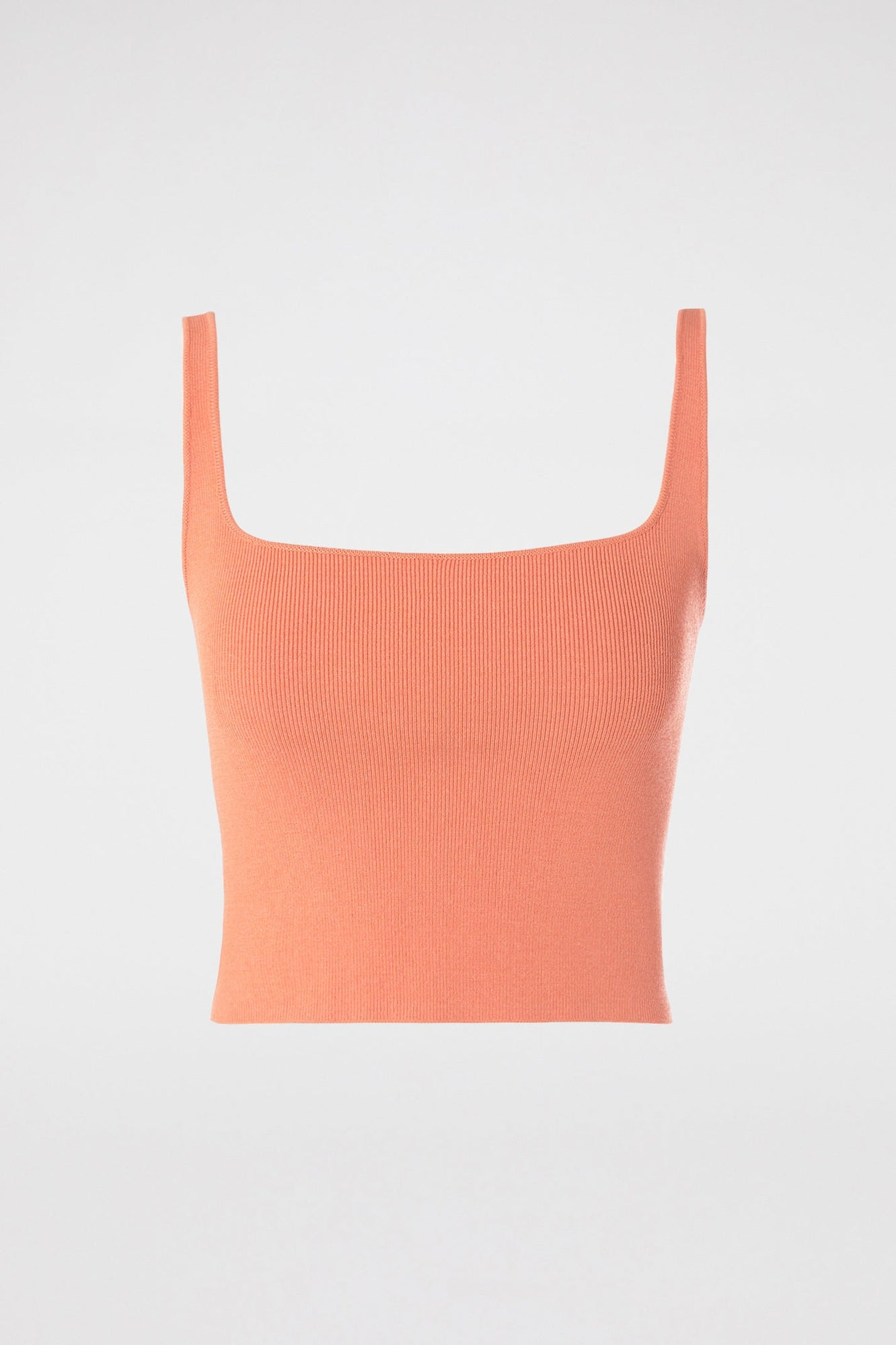 Crepe Knit Square Camisole Coral CORAL - Scanlan Theodore US