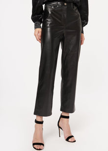 Hanie Vegan Leather Pant | Black
