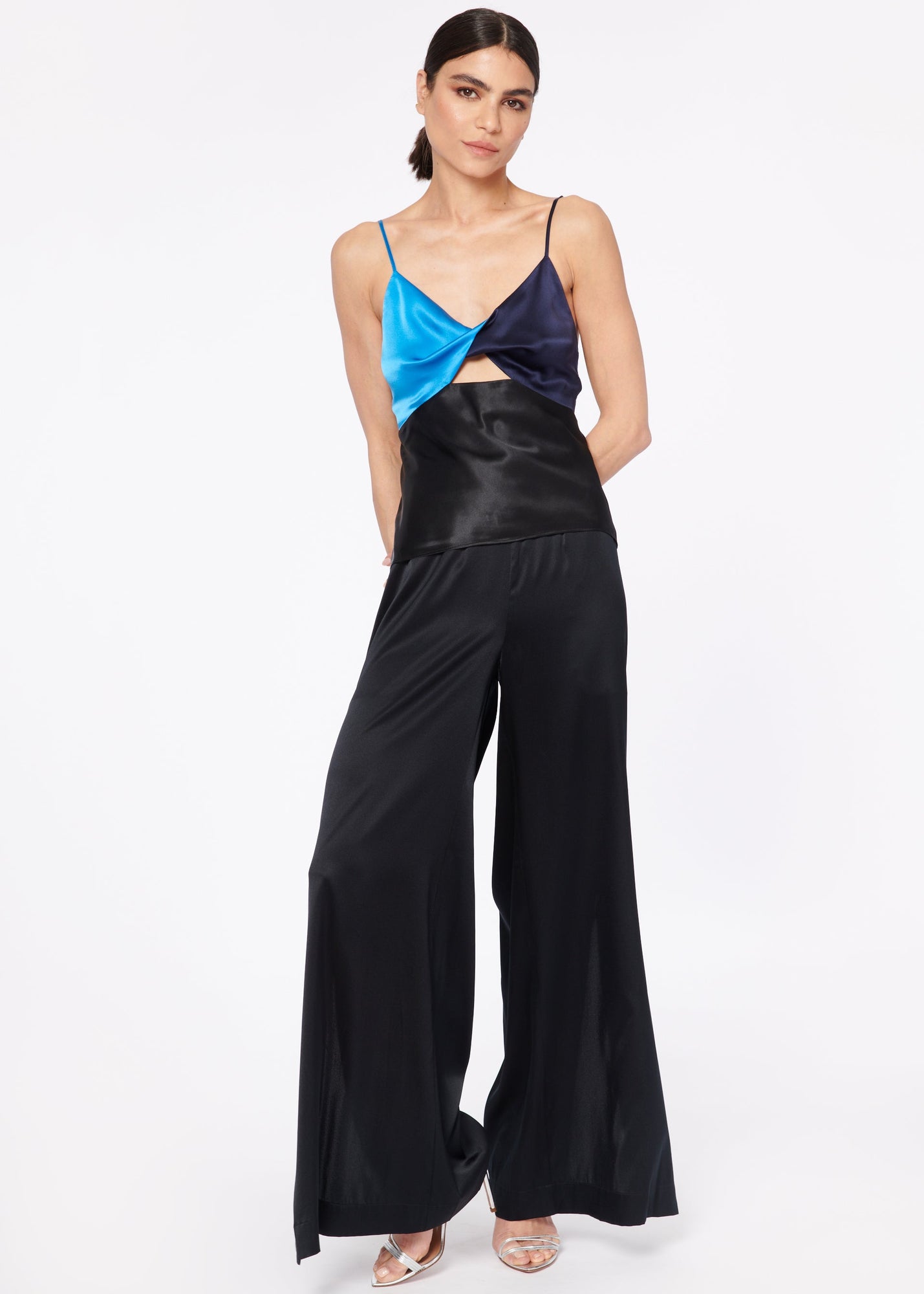 Edith Cami | Blue Colorblock