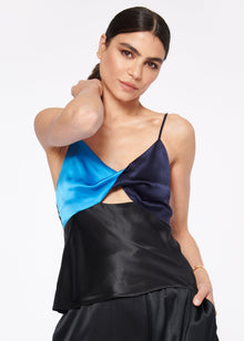 Edith Cami | Blue Colorblock