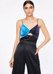 Edith Cami | Blue Colorblock