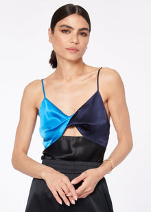 Edith Cami | Blue Colorblock