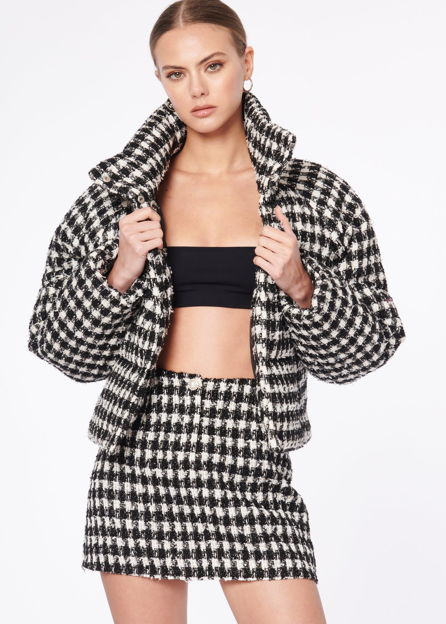 Ardea Jacket | Black & White