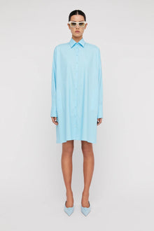 Parachute Pocket Shirt Dress French Blue FRENCH.BLUE - Scanlan Theodore US