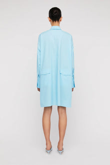 Parachute Pocket Shirt Dress French Blue FRENCH.BLUE - Scanlan Theodore US