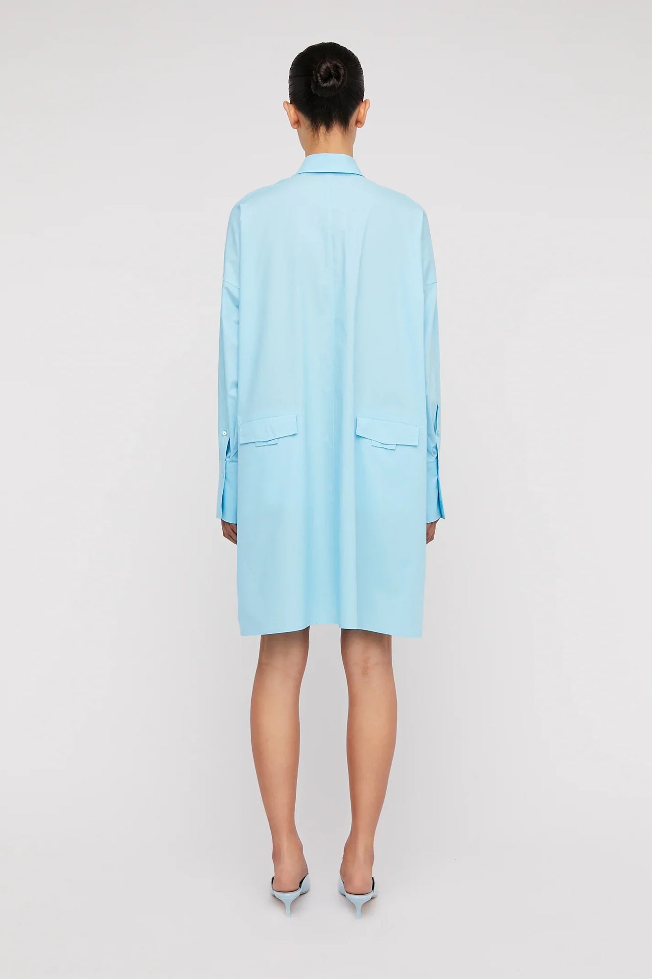 Parachute Pocket Shirt Dress French Blue FRENCH.BLUE - Scanlan Theodore US