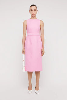 Lace Tailored Dress Pink PINK - Scanlan Theodore US