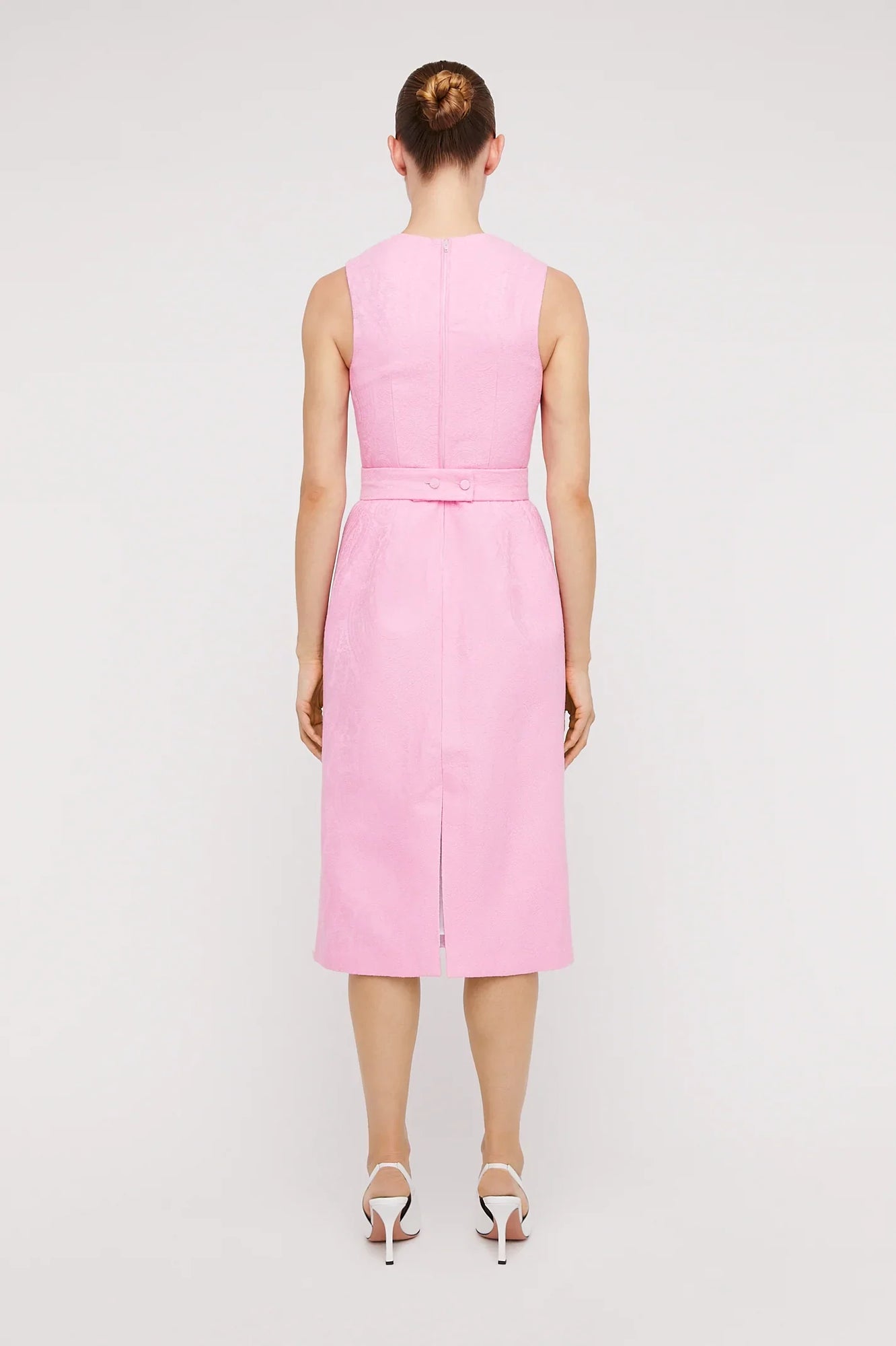 Lace Tailored Dress Pink PINK - Scanlan Theodore US