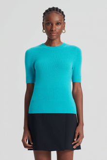 Cashmere Slim Fit Sweater 5 | Turquoise