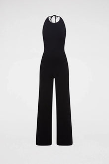 Micro Crepe Jumpsuit Black BLACK - Scanlan Theodore US