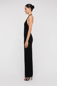 Micro Crepe Jumpsuit Black BLACK - Scanlan Theodore US