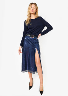 Artemis Sequin Skirt | Dark Mirage