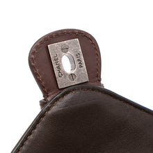 Chanel | Pre-Owned Paris-Salzburg Quilted Lambskin and Pony Hair Saddle Crossbody | Brown/Dark Brown