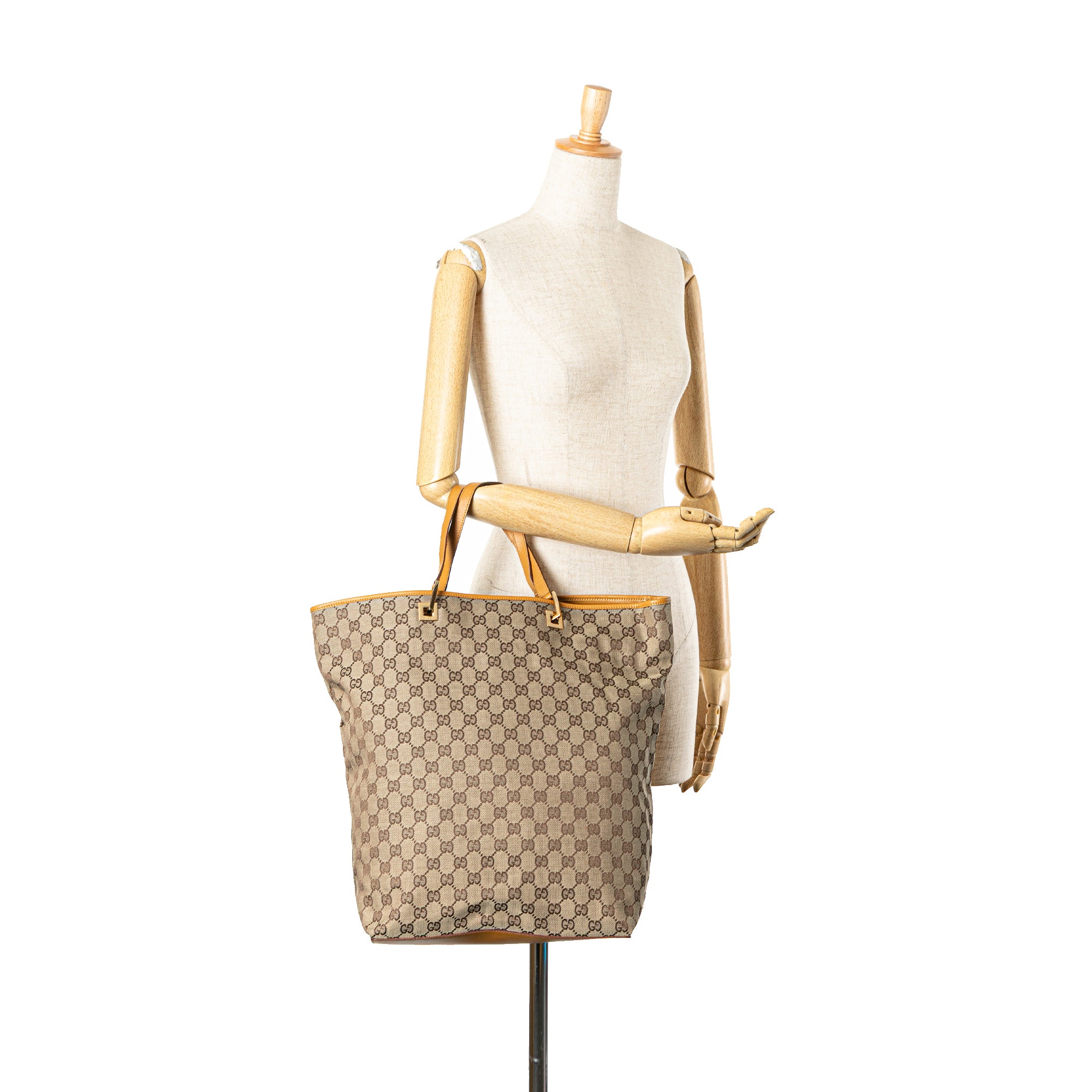 Gucci | Pre-Owned GG Canvas Tote | Brown/Beige