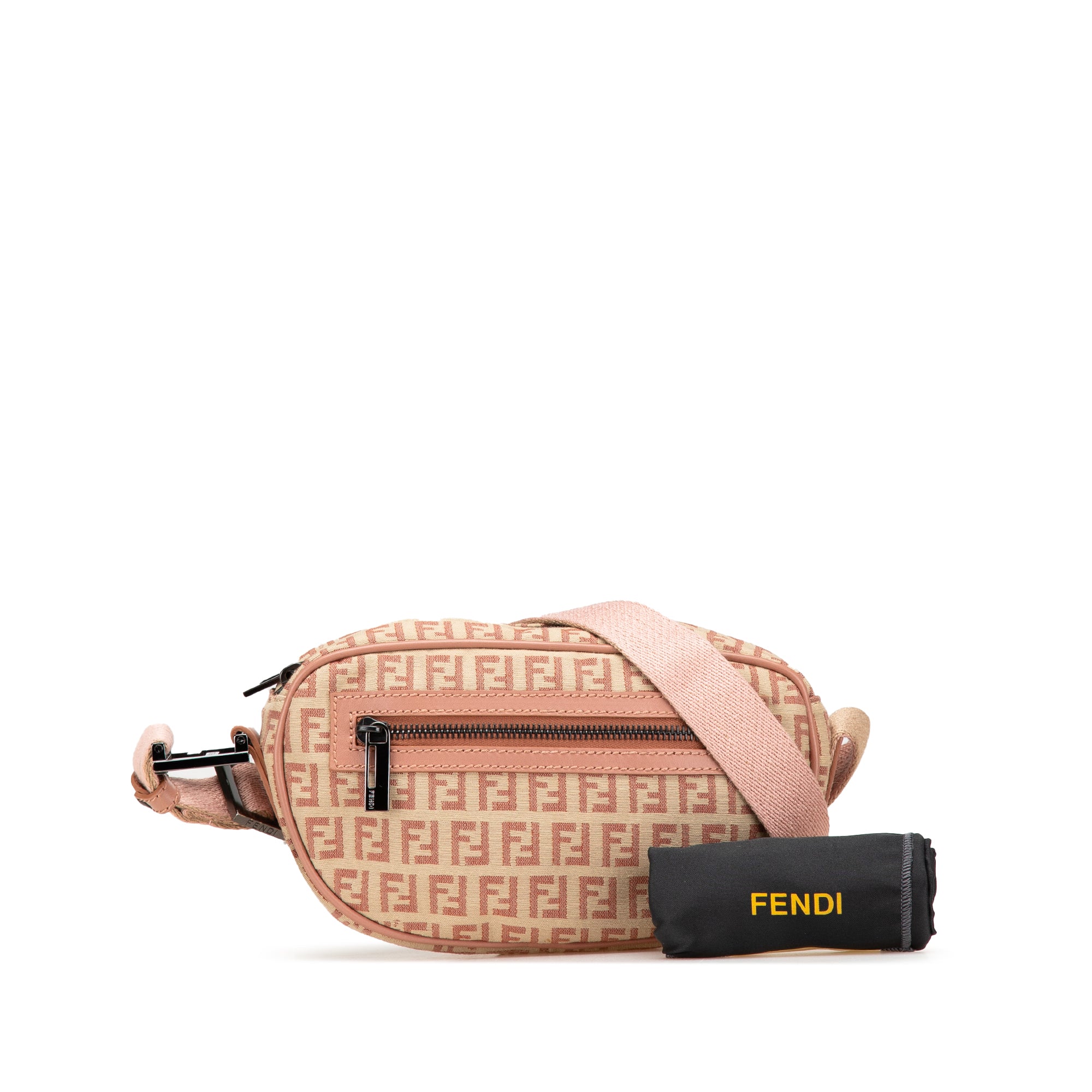 Luxclusif | Fendi | Pre-Owned Zucchino Canvas Crossbody - VII | Beige