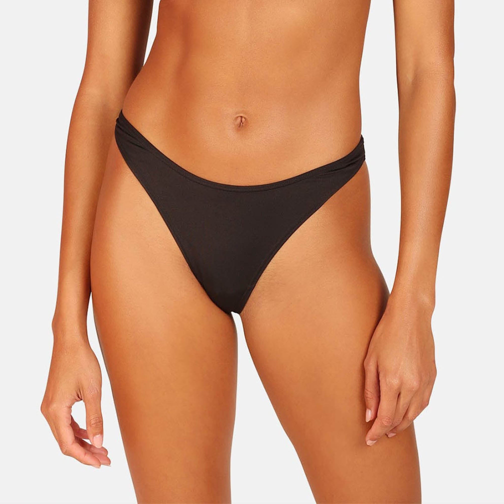 OW Collection HANNA Thong (2-pack) Account 002 - Black Caviar