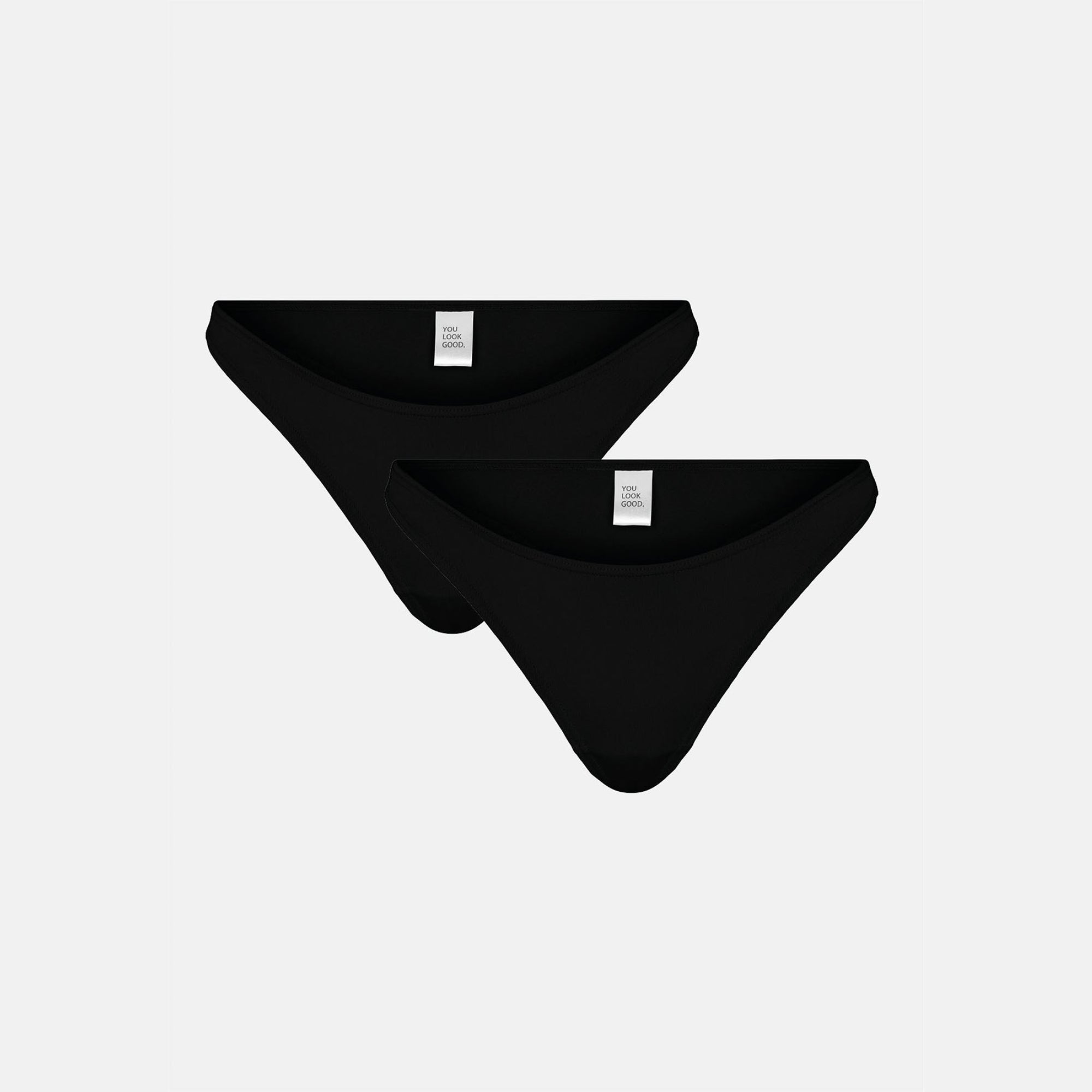 OW Collection HANNA Thong (2-pack) Account 002 - Black Caviar
