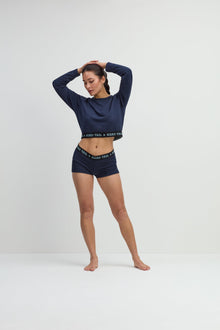 Women | Logo Cloud Fleece Short | Past Midnight