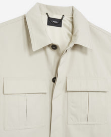 Cotton Jacket With Breast Pockets | Men | Beige