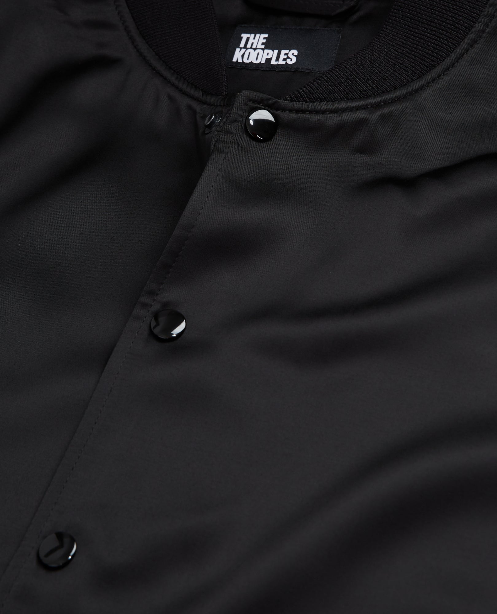 Satin Effect Jacket | Men | Black