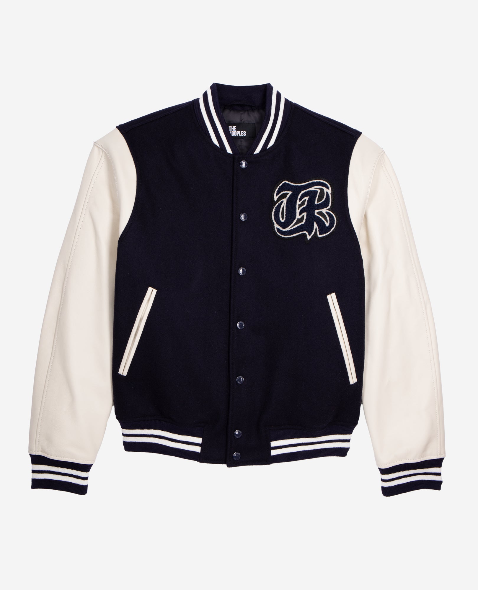 Teddy Jacket With Patch | Men | Navy Blue