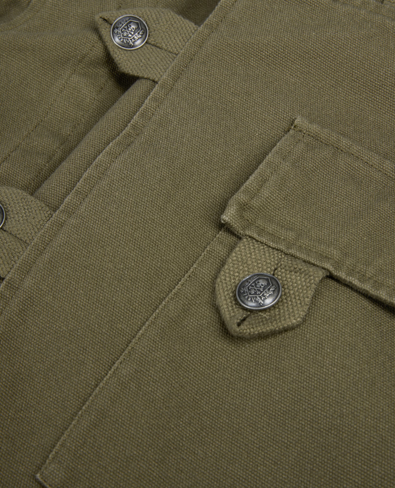 Khaki Officer-Style Jacket | Men | Olive Night