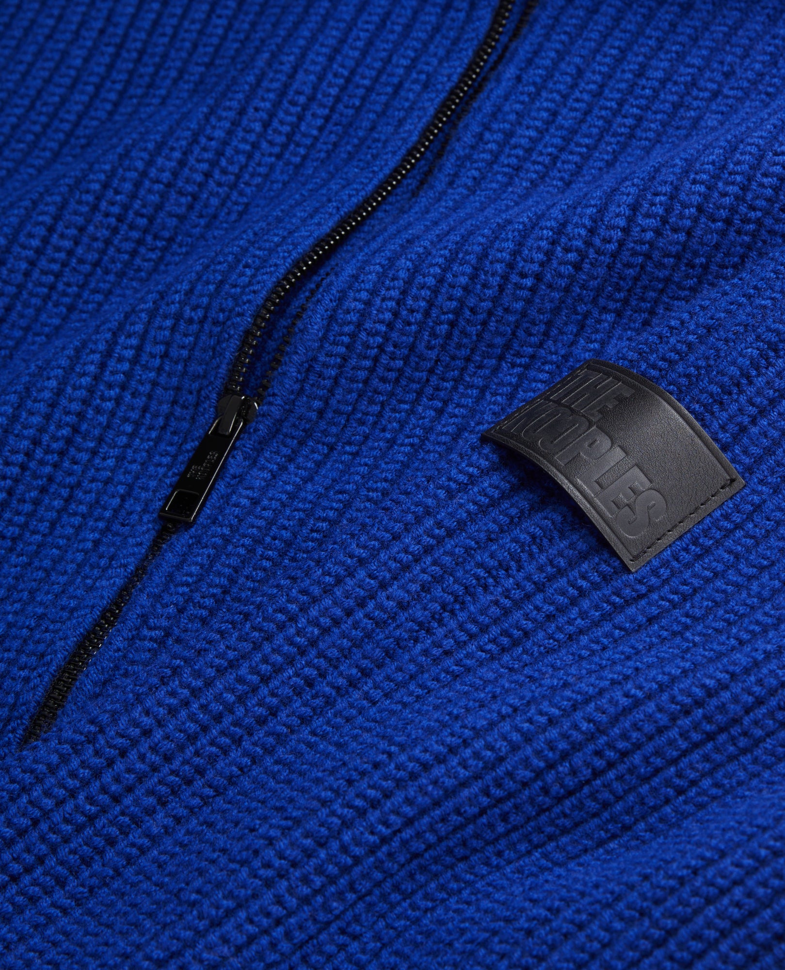 Cardigan With Zipper | Men | Electric Blue