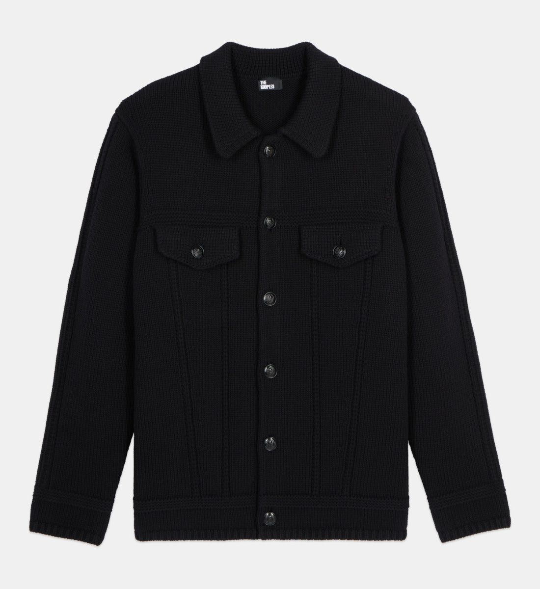 Wool Cardigan | Men | Black