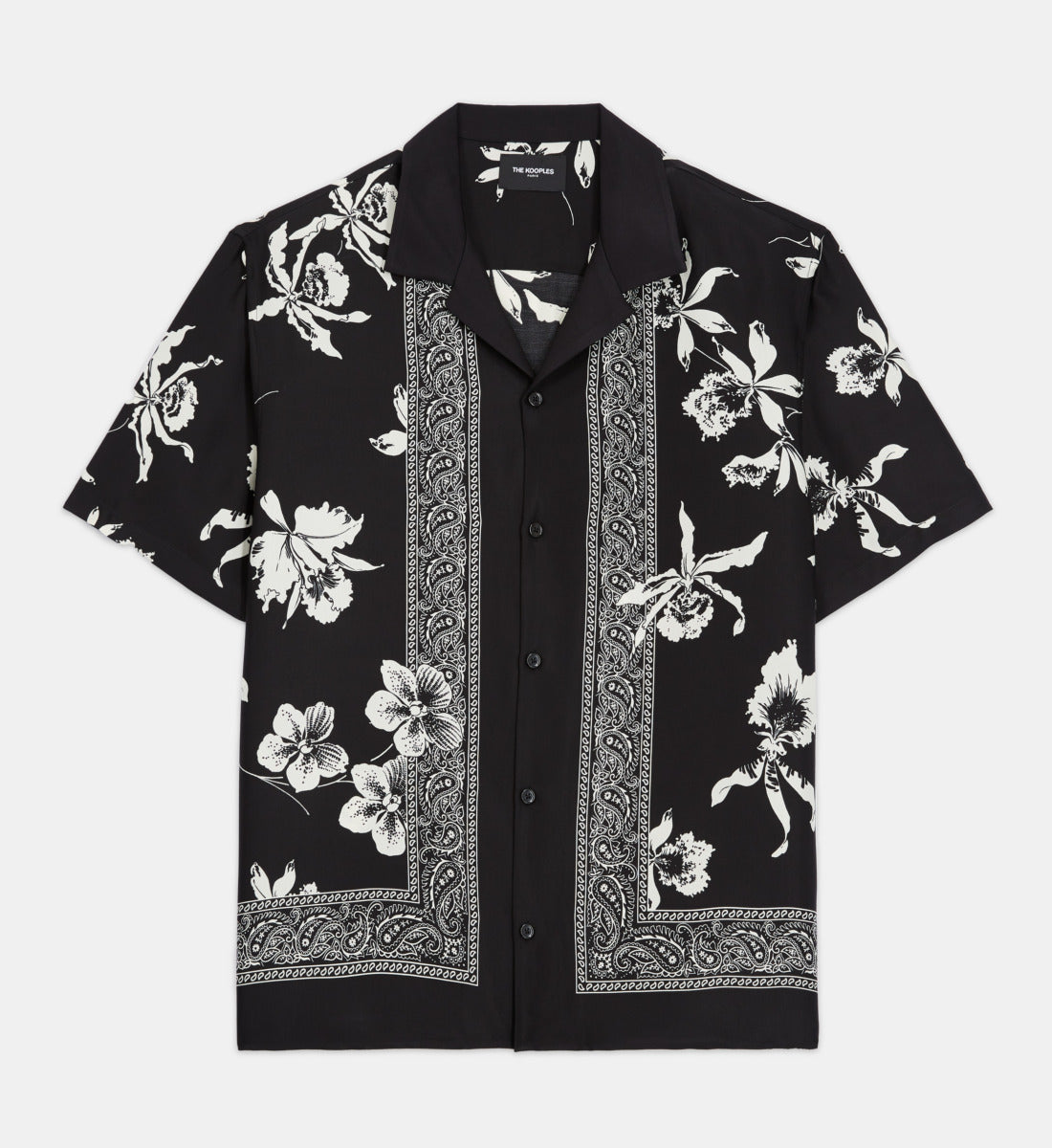 Printed Shirt | Men | Black x White