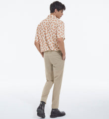 Loose-Fitting Shirt W/ Paisley Pattern | Men | White Pink