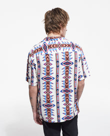 Printed Hawaiian Collar Shirt | Men | Ecru