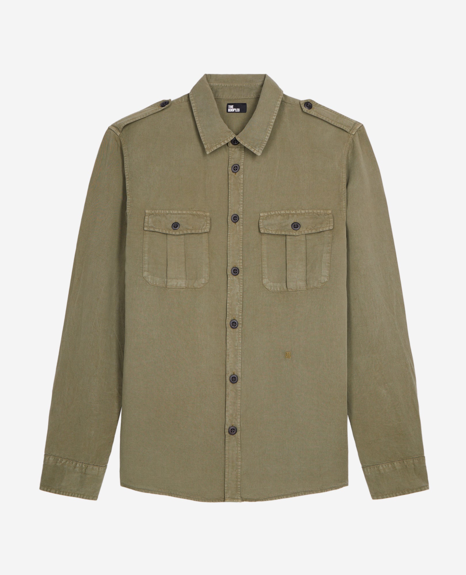 Lyocell And Linen Shirt | Men | Khaki