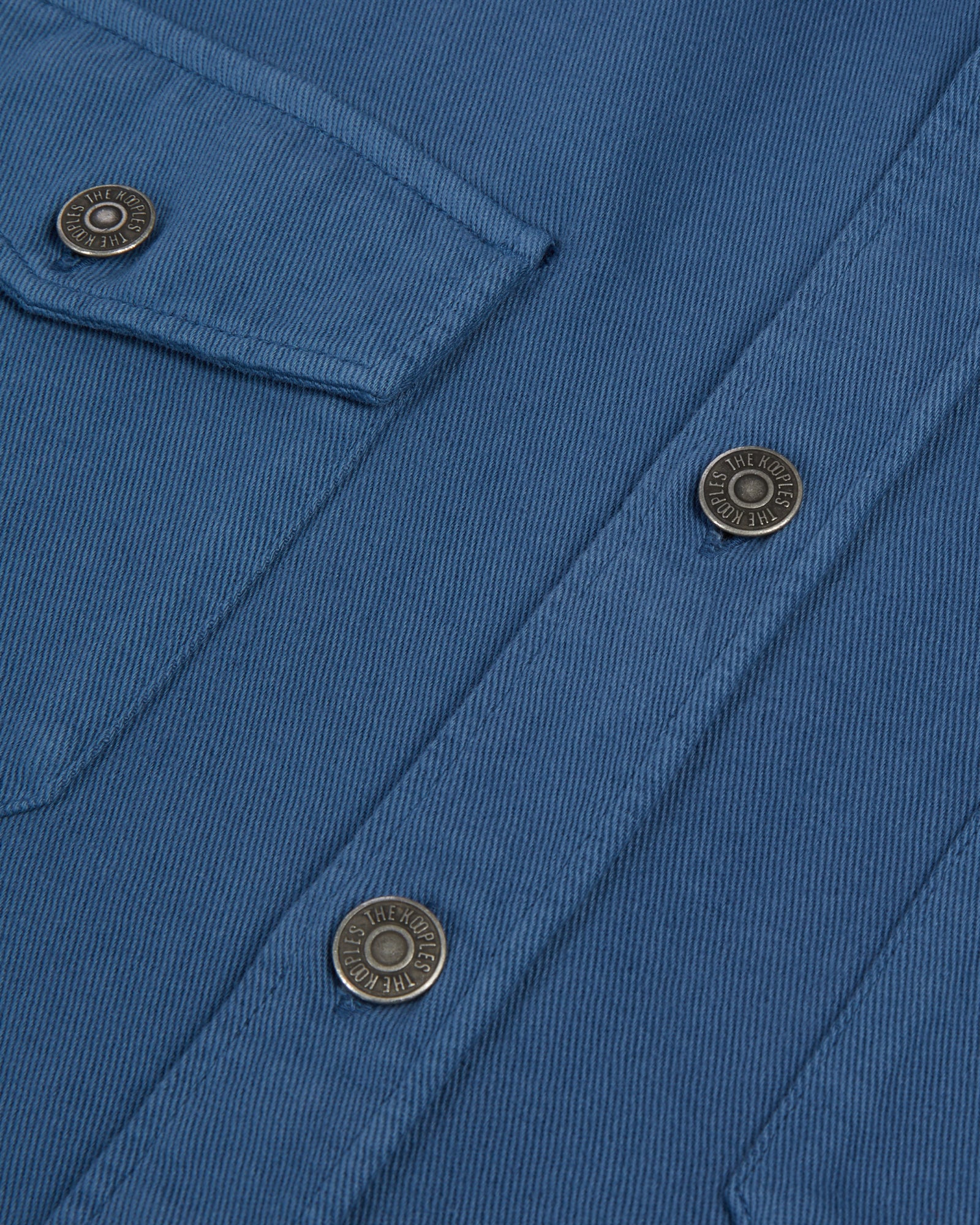 Blue Linen And Cotton Shirt | Men | Middle Navy