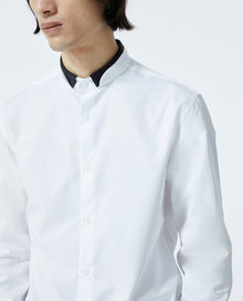 Shirt With Officer Collar | Men | White