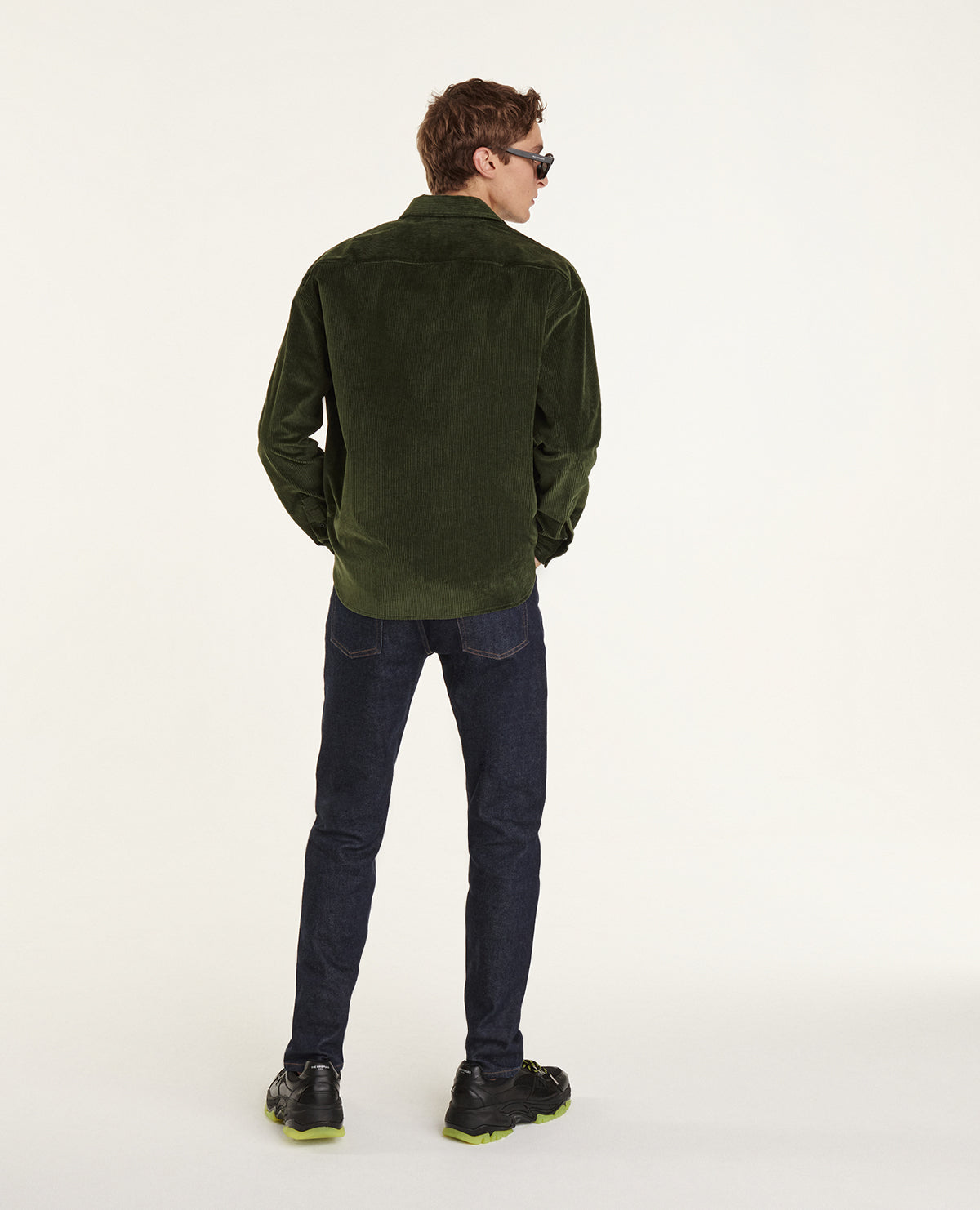 Corduroy Shirt | Men | Green