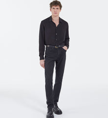 Classic-Collar Shirt | Men | Black