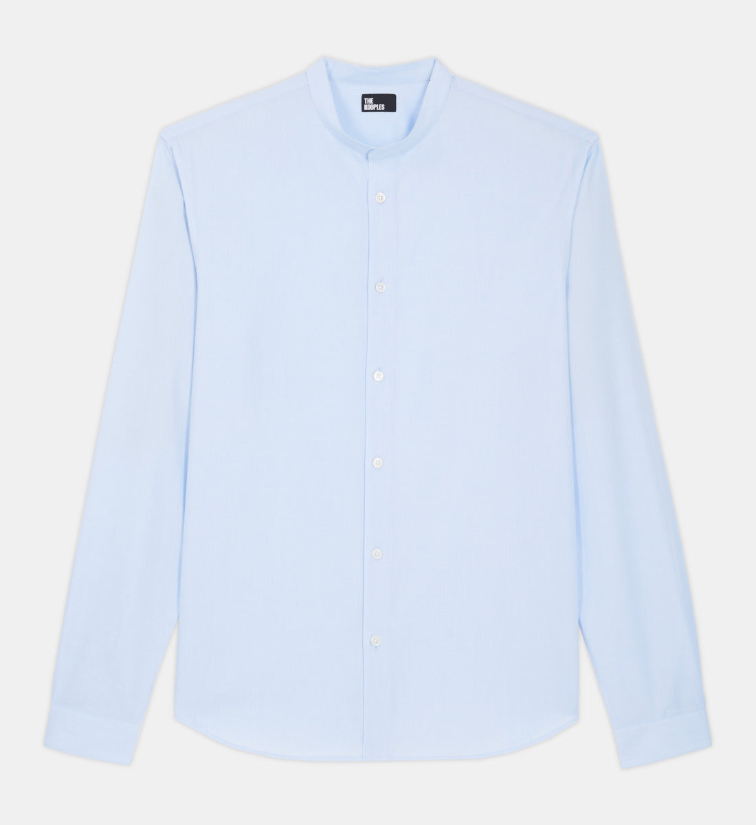 Shirt With Officer Collar | Men | Blue