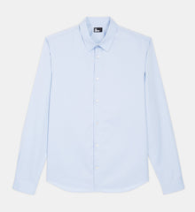 Blue Shirt With Classic Collar | Men | Sky