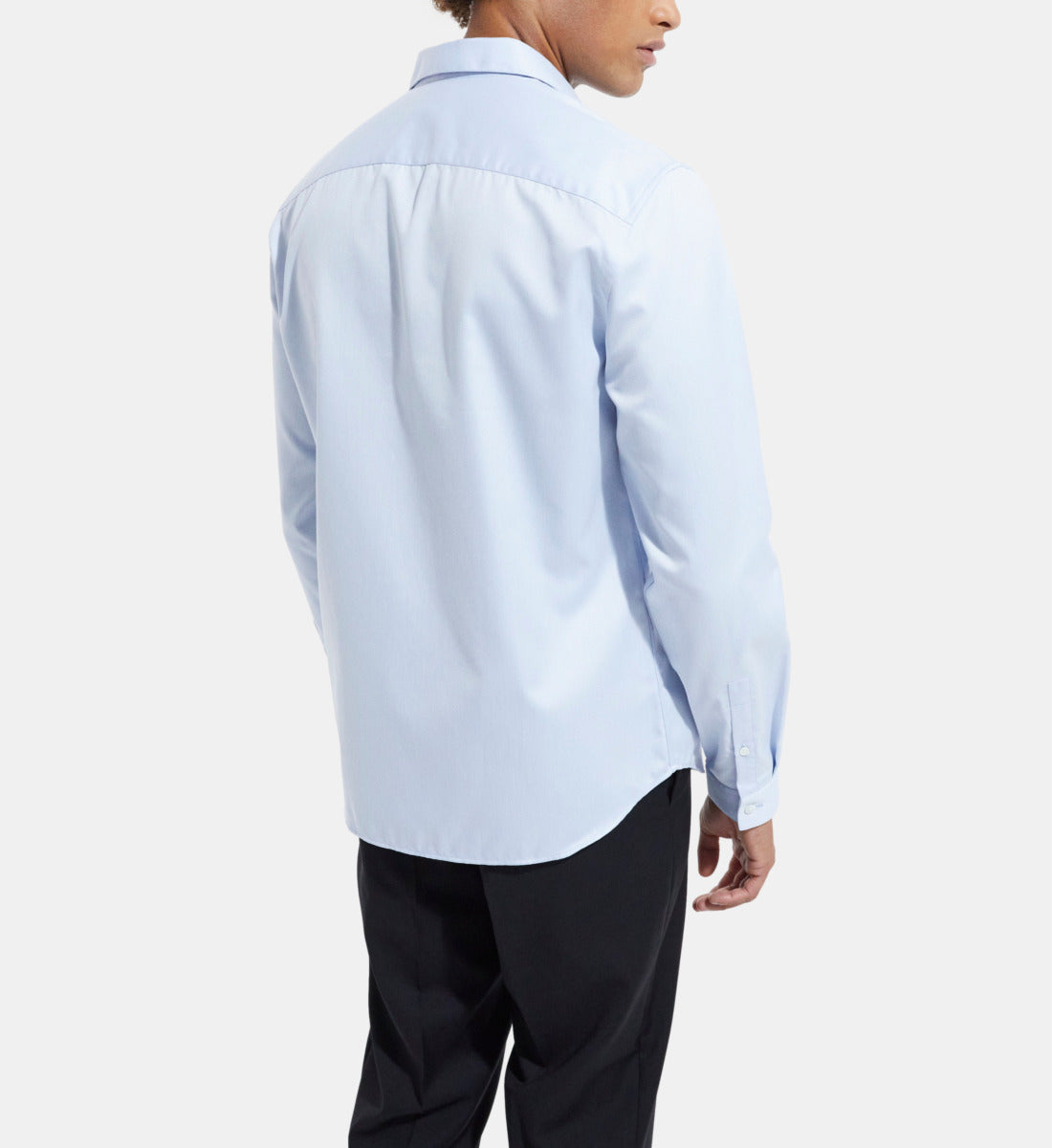 Blue Shirt With Classic Collar | Men | Sky