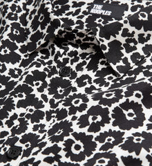 Floral Shirt With Classic Collar | Men | Black x White