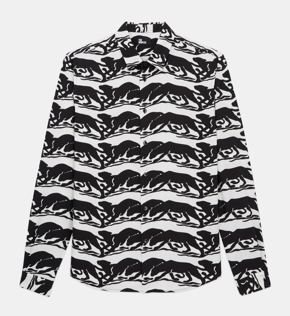 Printed Shirt | Men | Black x White