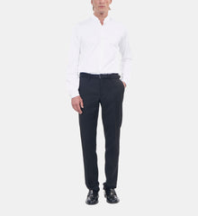 Shirt With Officer Collar | Men | White