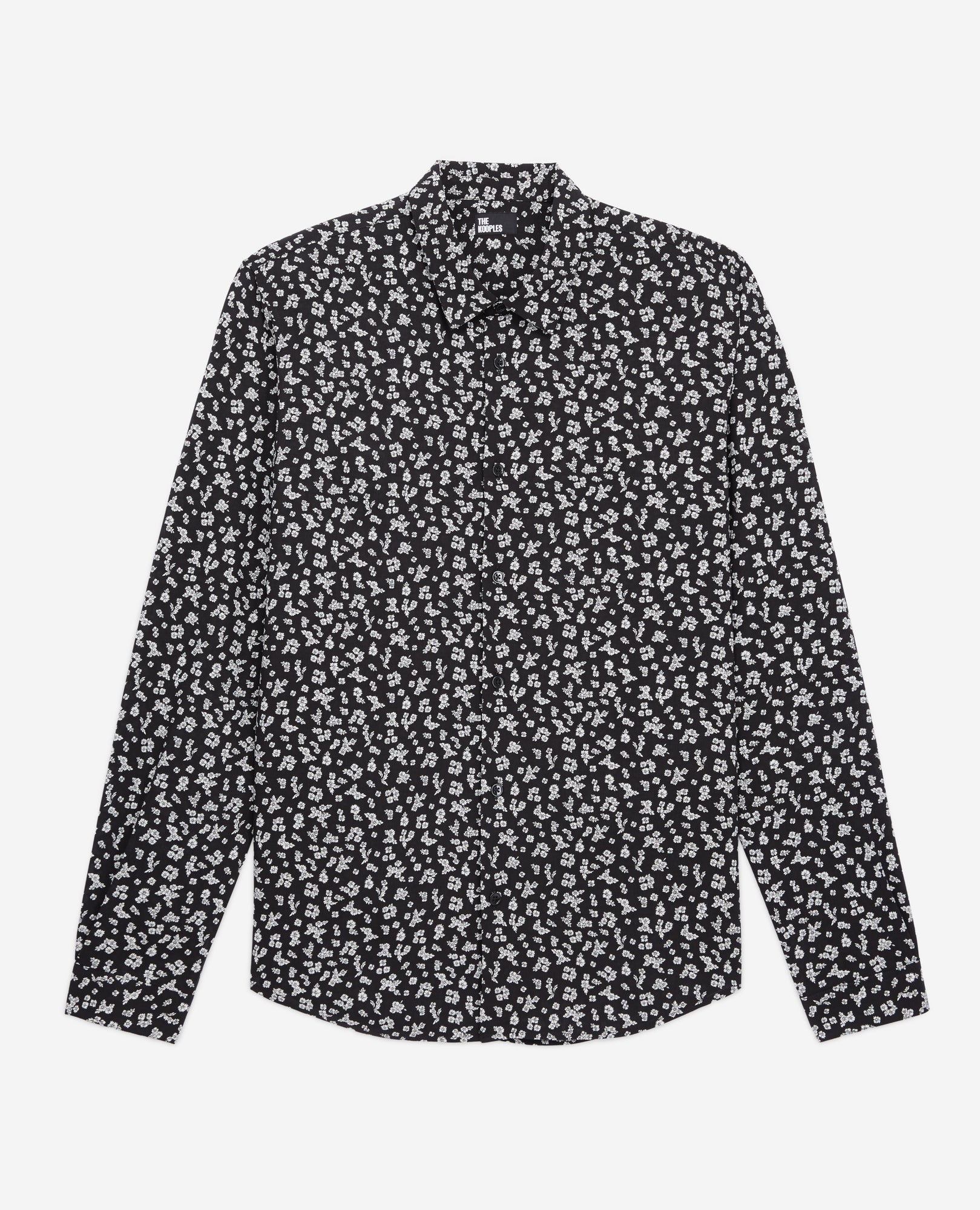 Printed Shirt | Men | Black x Ecru