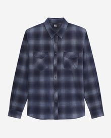 Blue Checkered Shirt | Men | Navy