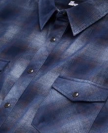 Blue Checkered Shirt | Men | Navy