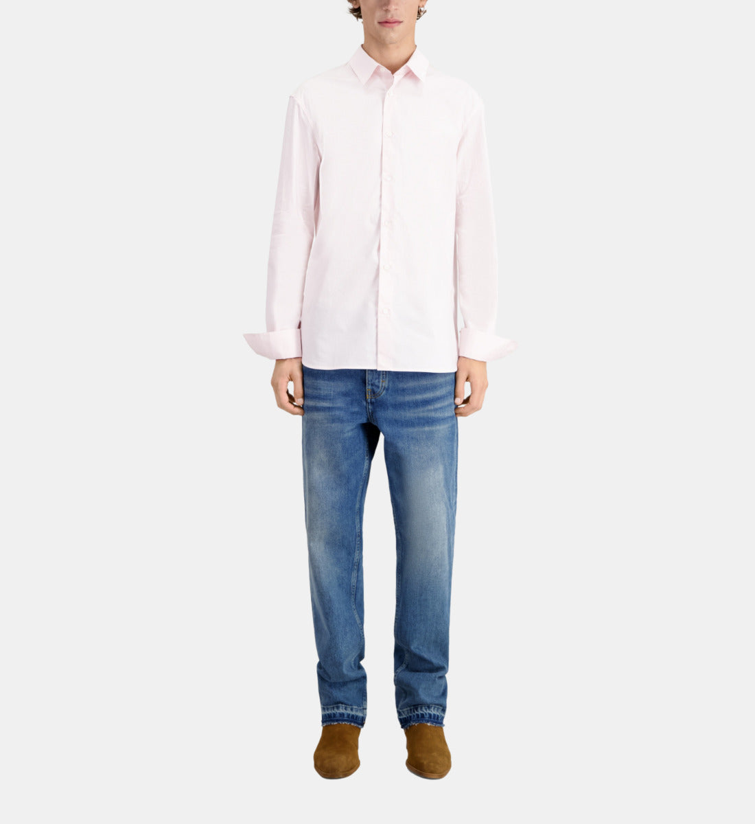 Poplin Shirt | Men | Pastel Pink